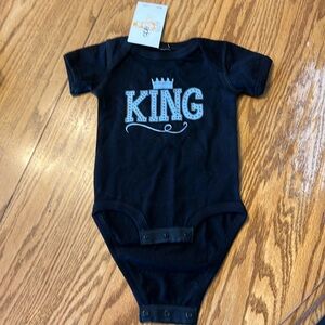NWT Apericots King Onsie Size 6mo